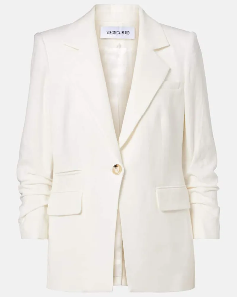 Veronica Beard Blazer Battista Dickey Weiß