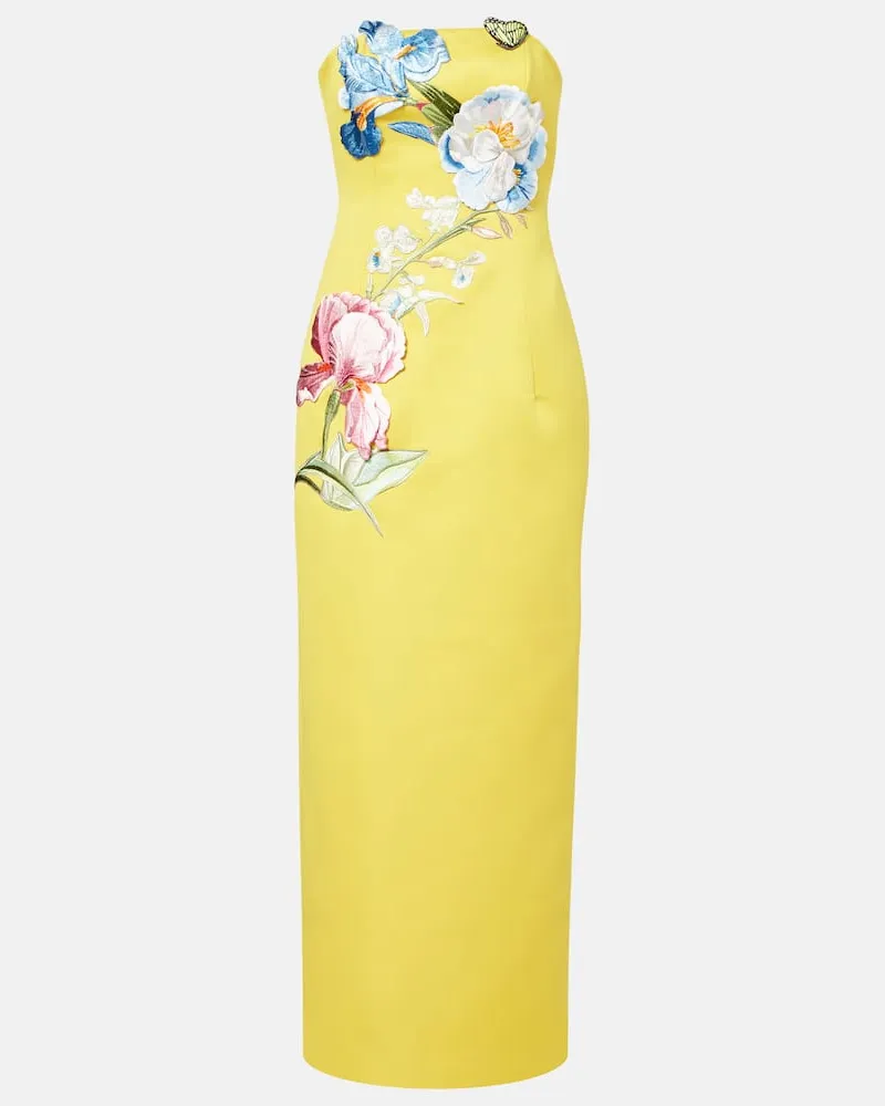 LEO LIN Bustier-Kleid Rayna Gelb