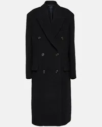 Acne Studios Mantel aus einem Wollgemisch Schwarz