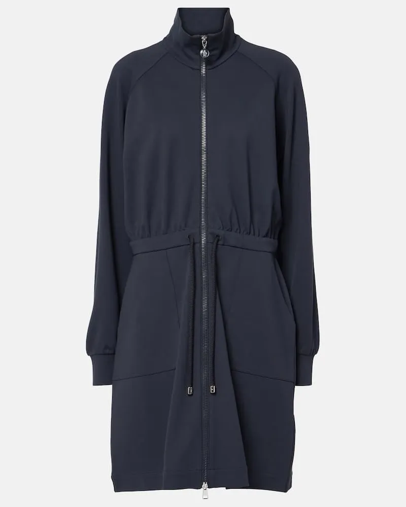 Moncler Minikleid aus Jersey Blau