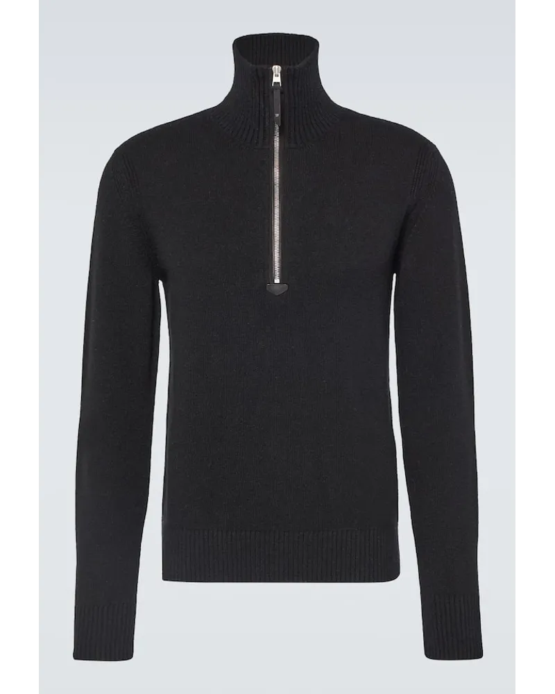 Tom Ford Pullover aus Wolle und Kaschmir Schwarz