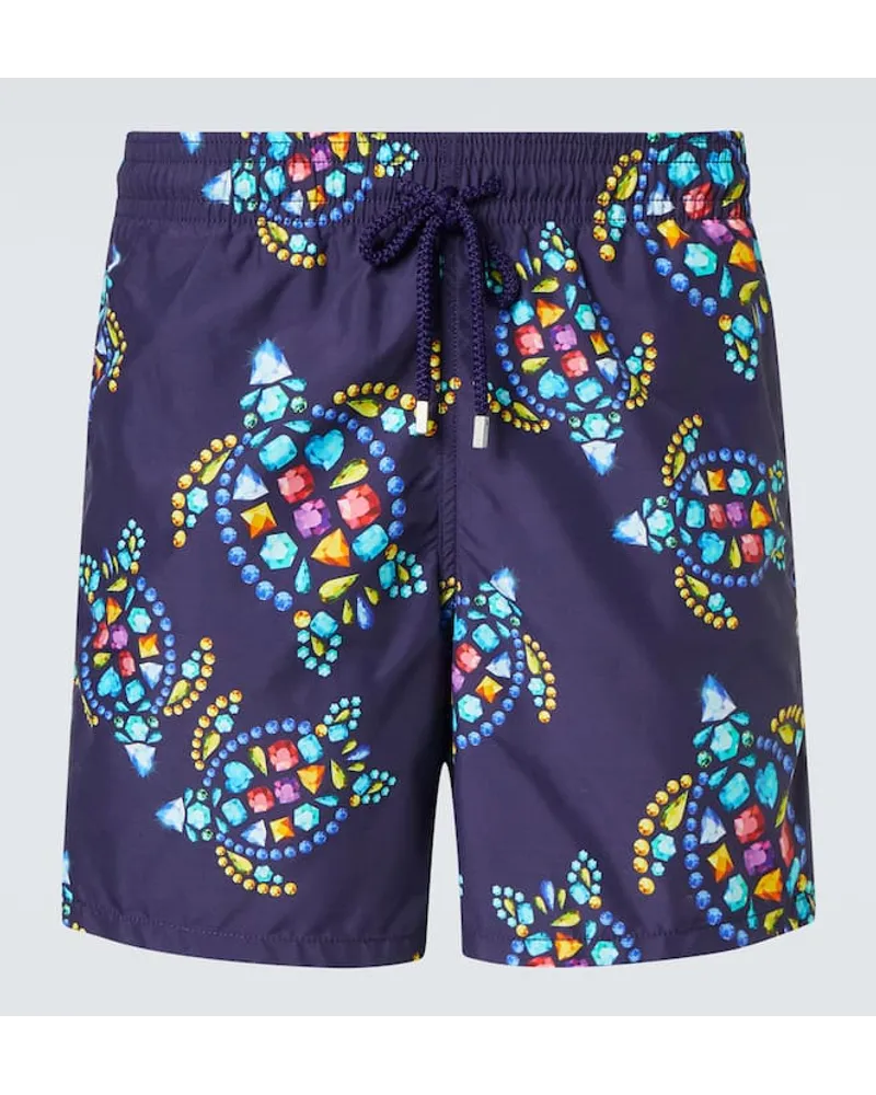 Vilebrequin Bedruckte Badeshorts Moorea Multicolor