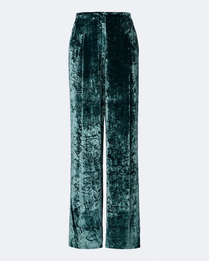 Ulla Johnson Weite Hose Elan aus Samt Blau