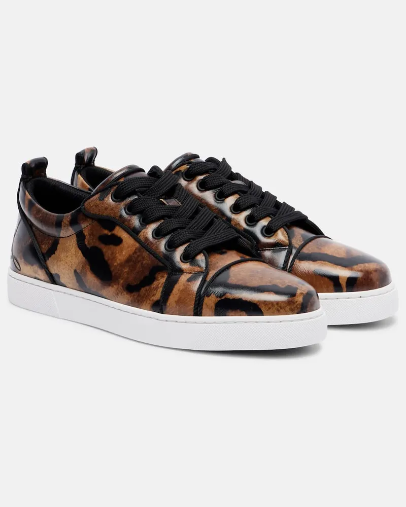 Christian Louboutin Sneakers Fun Louise Junior aus Leder Braun