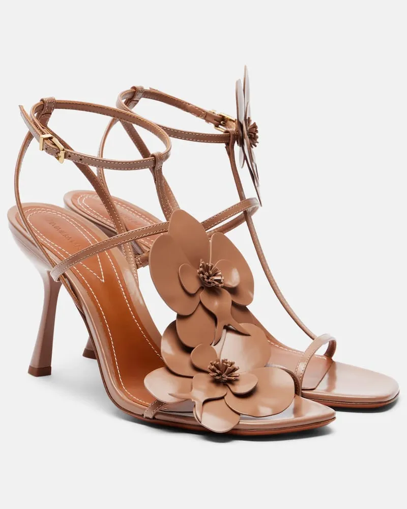 Zimmermann Sandalen Orchid 85 aus Leder Braun