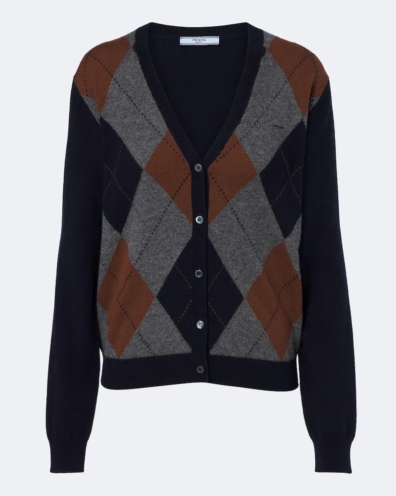 Prada Cardigan aus Kaschmir Multicolor
