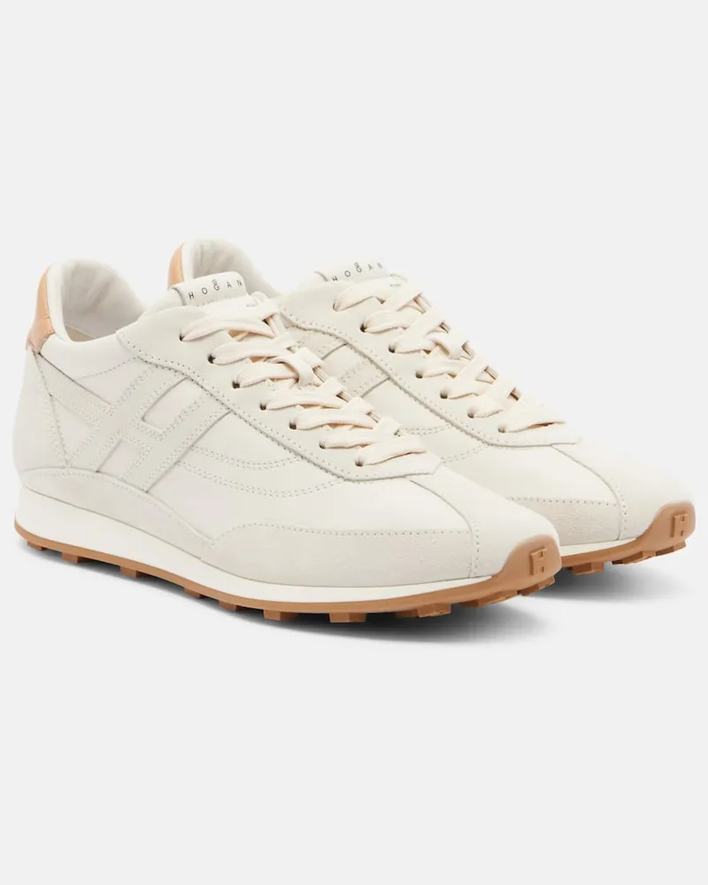Hogan Sneakers Hogan Athletic aus Veloursleder und Leder Weiß