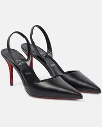 Christian Louboutin Slingback-Pumps Apostropha aus Leder Schwarz