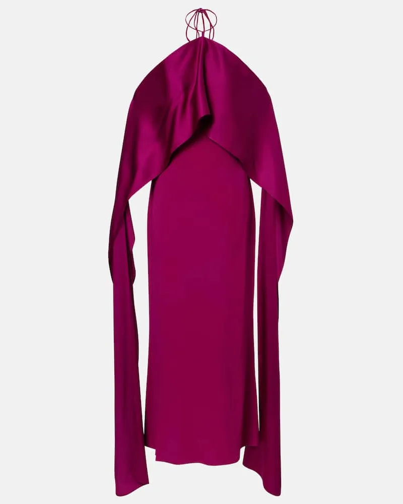 Taller Marmo Robe Nan aus Satin Violett