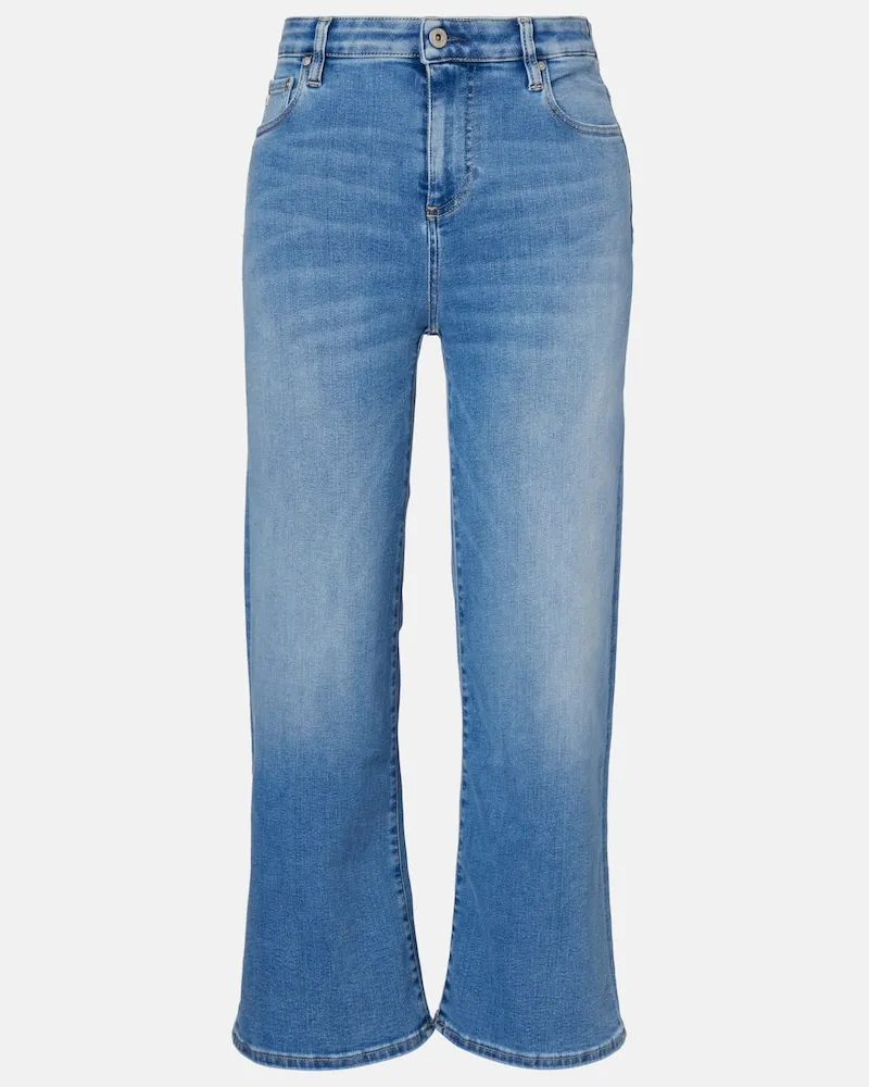 Adriano Goldschmied Wide-Leg Jeans Saige Blau