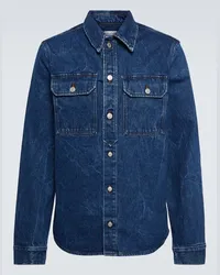 Dries van Noten Jeanshemd Blau