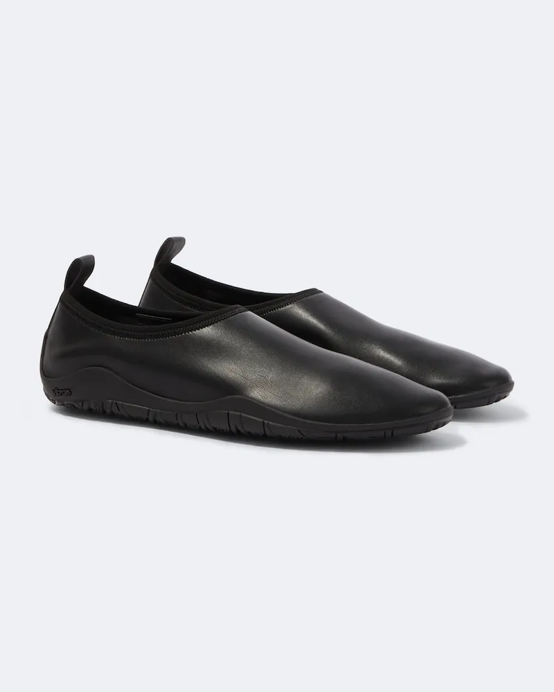 Jil Sander Slip-Ons Elbe Schwarz