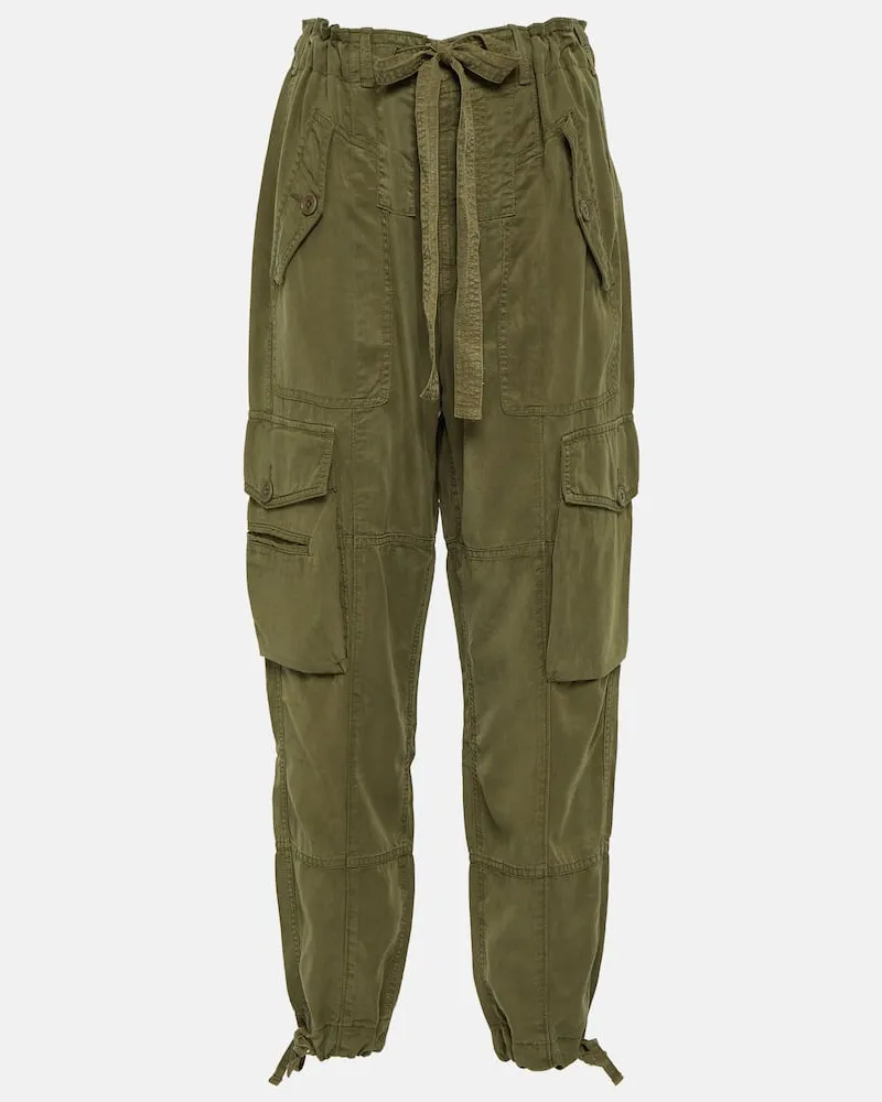 Ralph Lauren Cargohose aus Canvas Grün