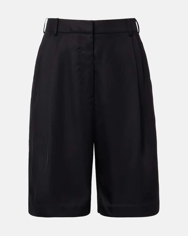FRANKIE Shop Bermuda-Shorts Marfa aus Twill Schwarz