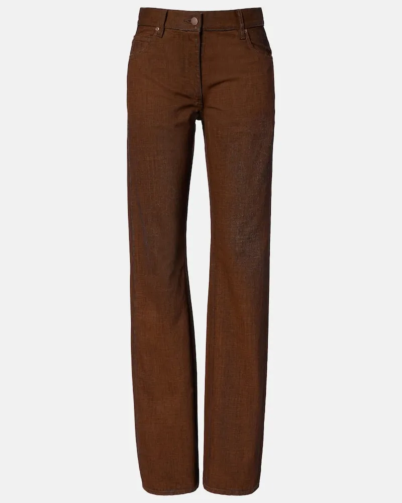 Calvin Klein Straight Jeans 02 Braun