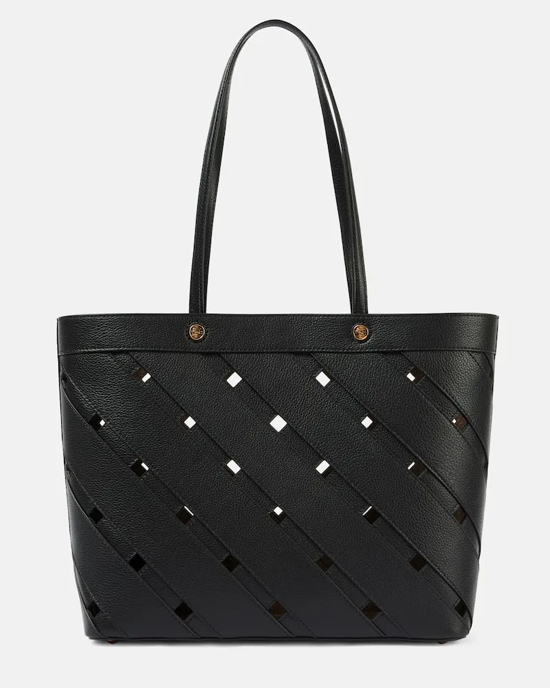 Etro Shopper Medium aus Leder Schwarz