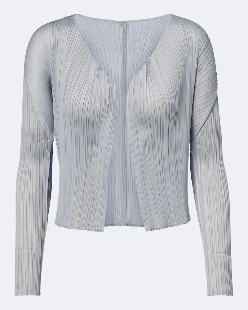 Issey Miyake Cardigan Basics Grau