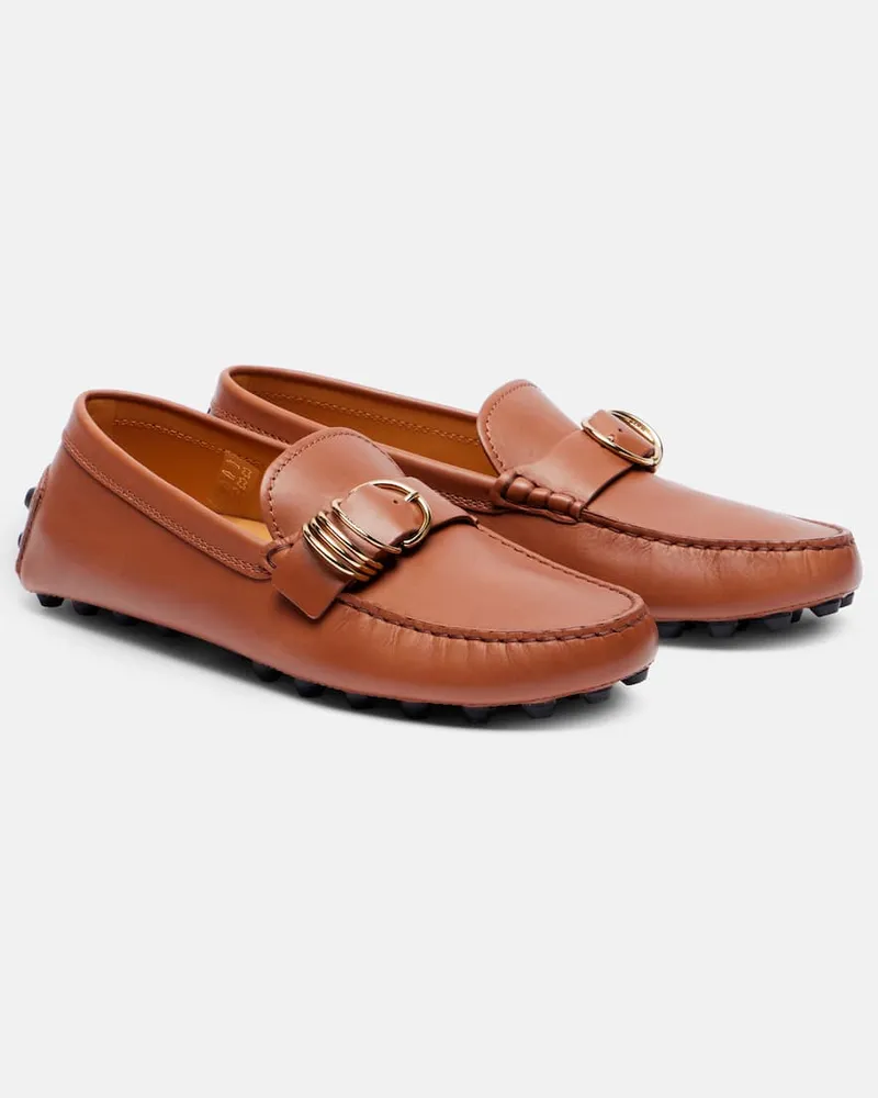 TOD'S Mokassins Gommino aus Leder Braun