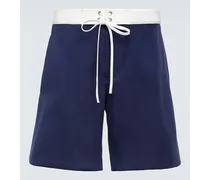 Bermuda-Shorts aus Satin