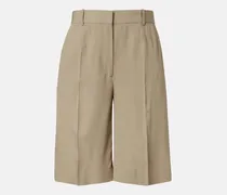 High-Rise Bermuda-Shorts