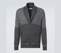Cardigan aus Baumwoll-Jacquard