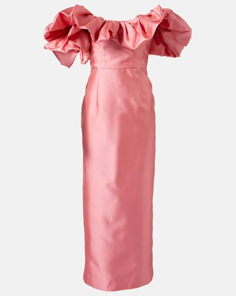 ALEMAIS Alémais Off-Shoulder-Robe Rosa