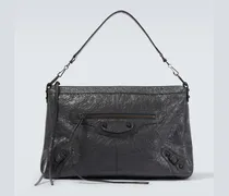 Schultertasche Le City Moto Medium aus Leder