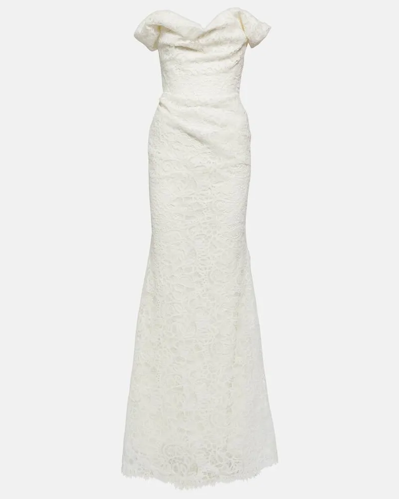 Vivienne Westwood Bridal Robe Nova Cora aus Spitze Weiã