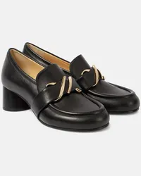 Proenza Schouler Verzierte Loafer-Pumps aus Leder Schwarz