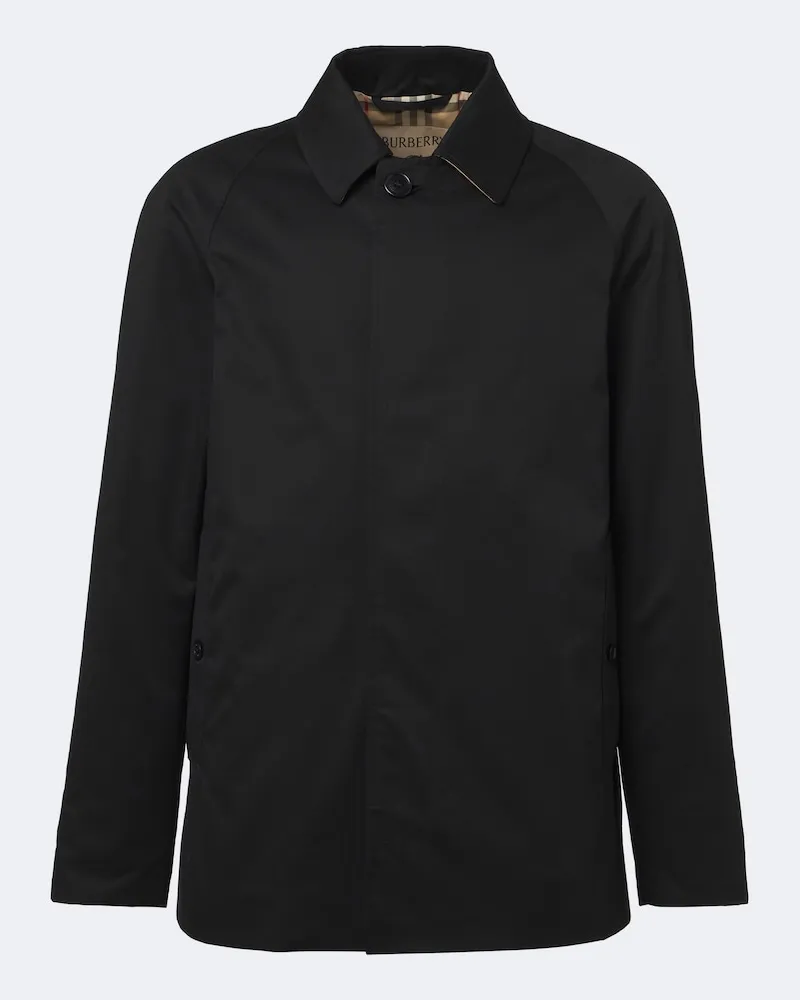 Burberry Jacke aus Baumwolle Schwarz