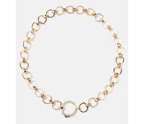 Halskette Antifer aus 18kt Rosegold mit Diamanten
