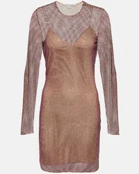 Stella McCartney Minikleid mit Pailletten Pink