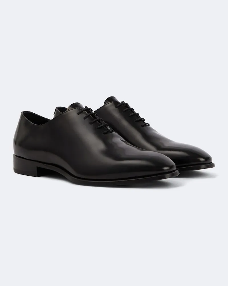 Canali Schnürschuhe aus Leder Schwarz