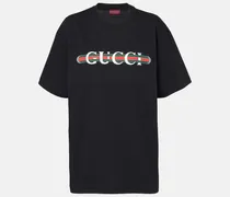 T-Shirt Gucci Lido aus Baumwoll-Jersey