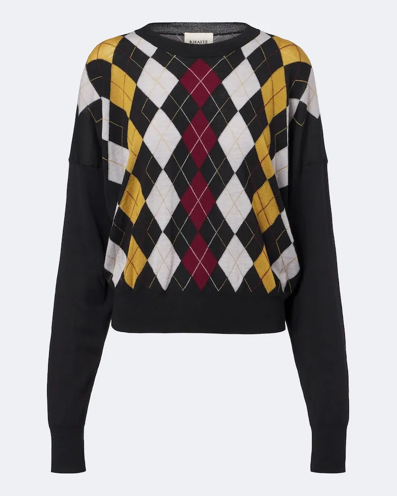KHAITE Pullover Tammy aus Wolle und Seide Multicolor
