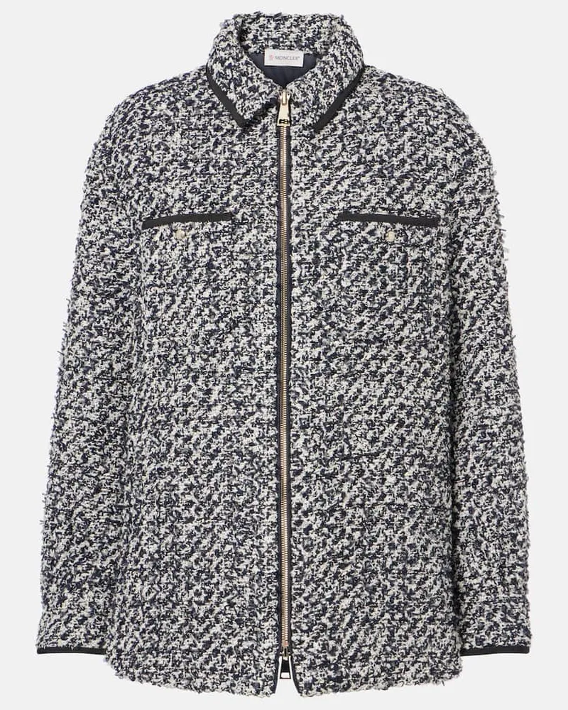Moncler Bomberjacke aus Tweed Multicolor