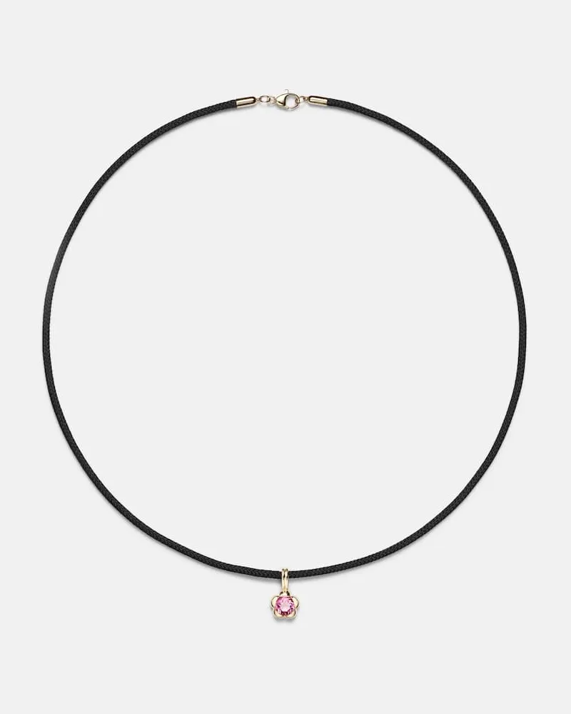 Stone & Strand Choker Festival Vibes mit 14kt Gelbgold und Turmalin Gold