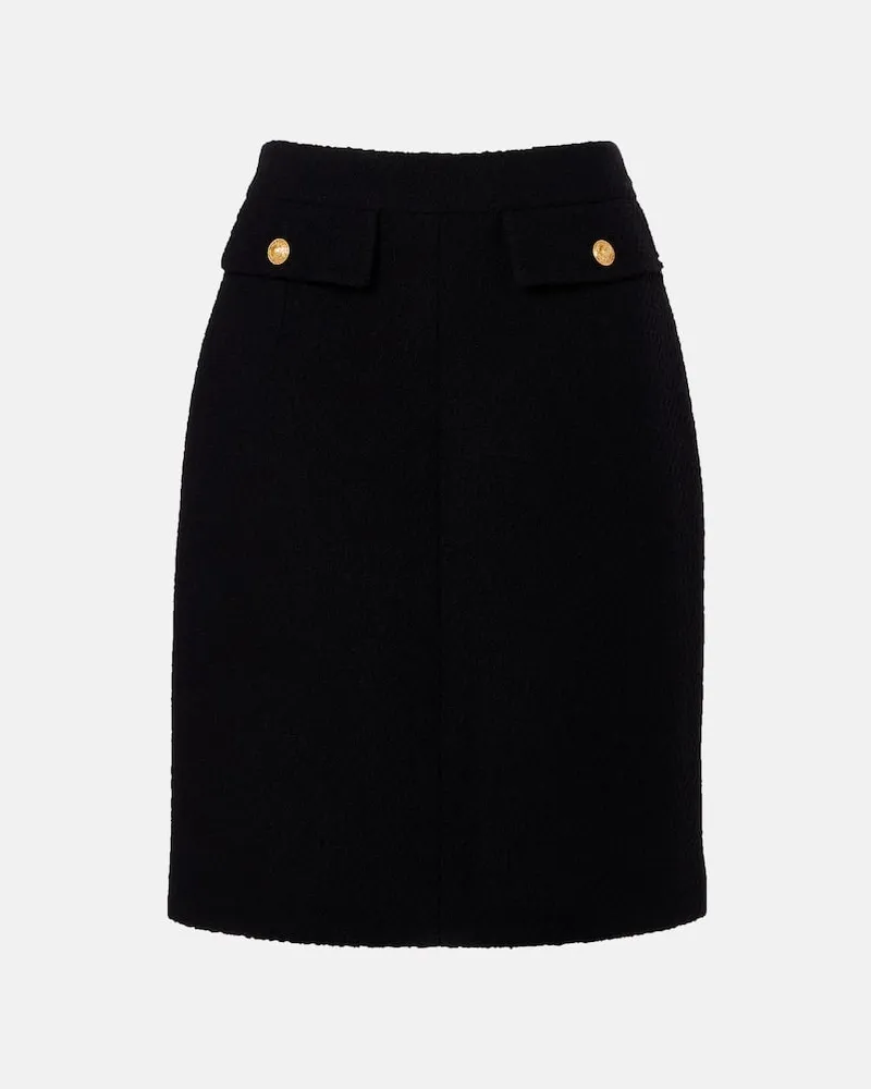 Chloé Chloé Midirock aus Bouclé Schwarz