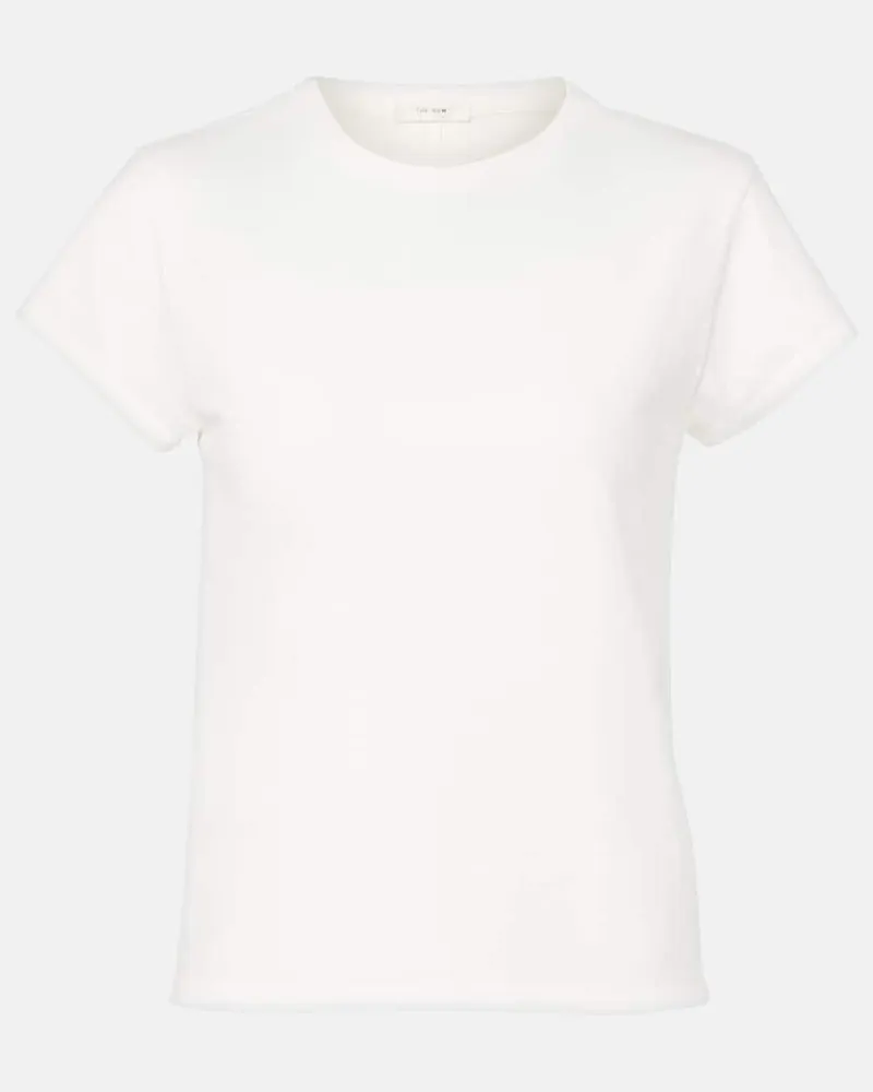 The Row T-Shirt Tori aus Baumwoll-Jersey Weiß