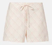 Shorts Burberry Check aus Baumwolle