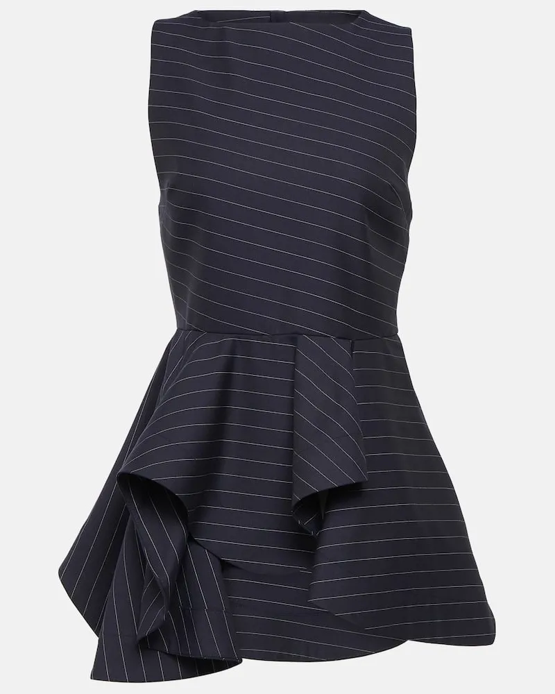 J.W.Anderson Top aus einem Wollgemisch Blau