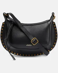 Isabel Marant Schultertasche Oskan Moon aus Leder Schwarz