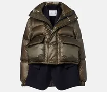 Daunenjacke mit Wolle