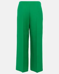 Valentino Garavani High-Rise-Hose aus Cady Gruen