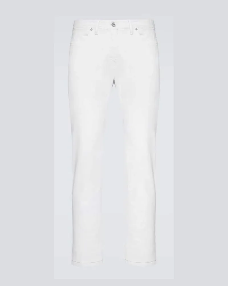 Brioni Slim Jeans Weiß