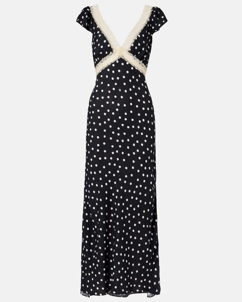 RIXO Maxikleid Iggy Schwarz