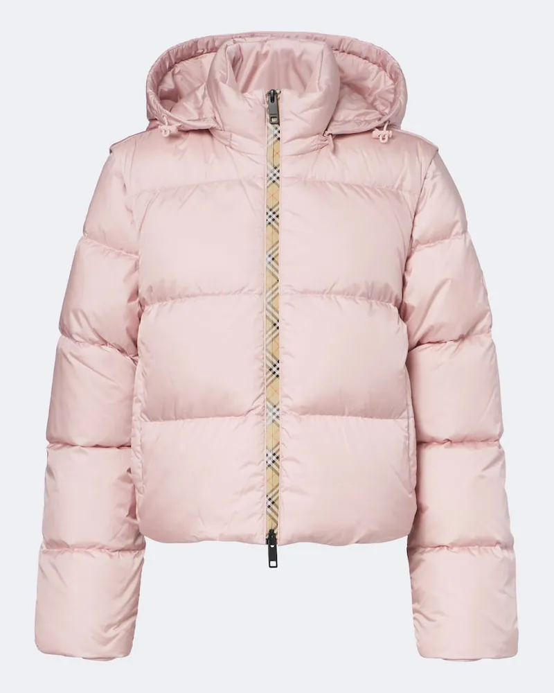 Burberry Daunenjacke Burberry Check Rosa