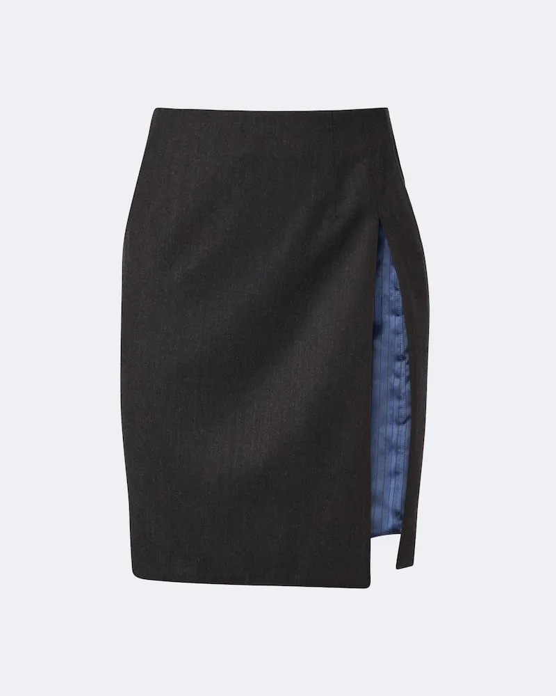 Gucci Minirock aus einem Wollgemisch Schwarz