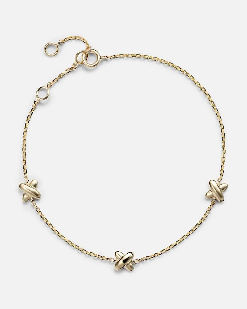 Stone & Strand Armband Golden Kisses aus 14kt Gelbgold