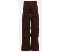 Wide-Leg High-Rise Jeans